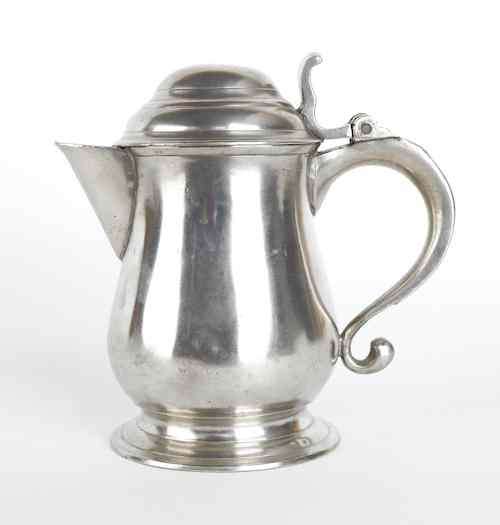 Appraisal: Philadelphia pewter tankard attributed to Love late th c h