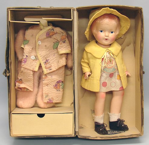 Appraisal: Arranbee Nancy doll in original trunk Flaking on face Paper