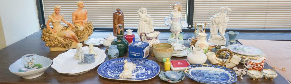 Appraisal: GROUP WITH MOSTLY AMERICAN AND ENGLISH PORCELAIN CERAMIC FIGURINES AND