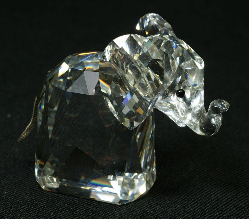 Appraisal: Swarovski crystal elephant figurine tall