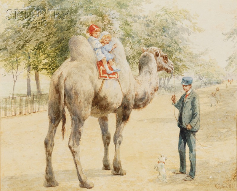 Appraisal: Charles Collins British - The Camel Ride Signed CCollins RBA