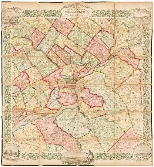 Appraisal: MAP -- SMITH Robert Pearsall Map of the Vicinity of