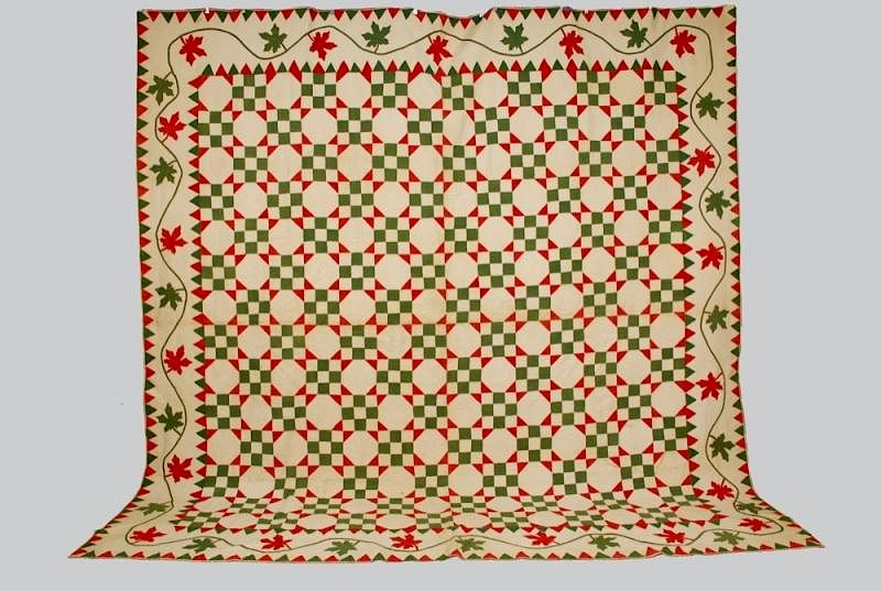 Appraisal: OVERSIZED PIECED QUILT LATE th - EARLY th C Nine