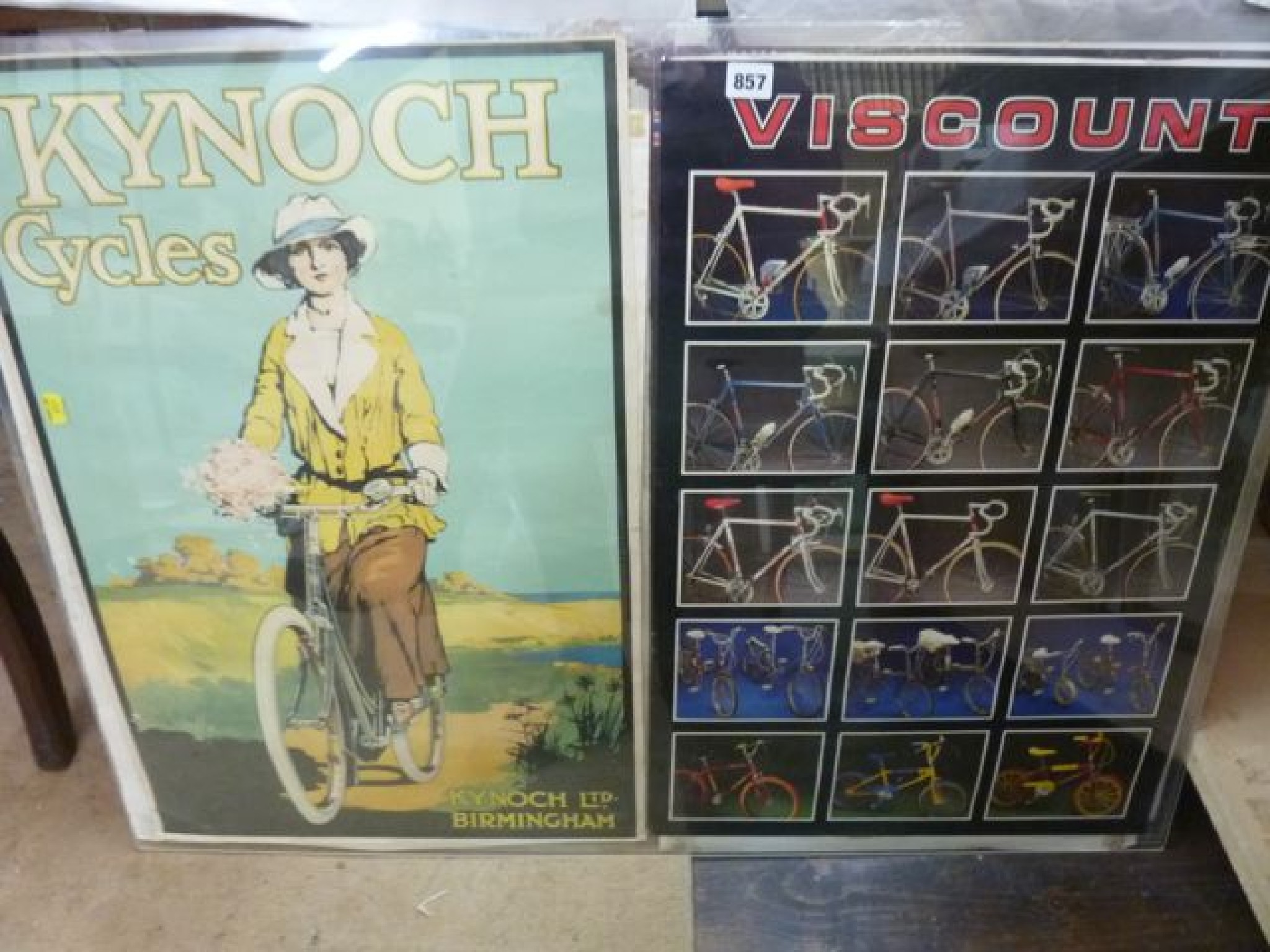 Appraisal: An extensive collection of posters mainly relating to cycling subjects