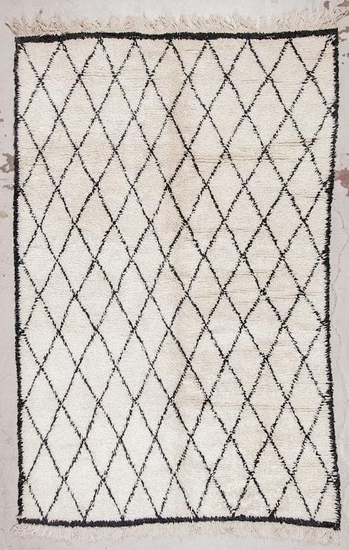 Appraisal: Modern Beni Ourain Rug ' '' x ' '' Modern