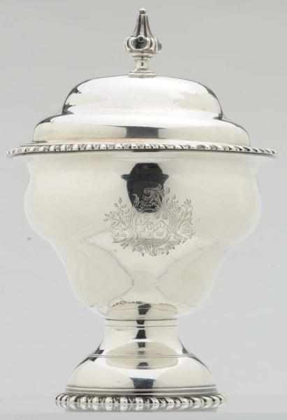 Appraisal: An English Silver Covered Sugar Bowl Samuel Taylor London With