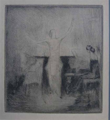 Appraisal: ARTHUR B CARLES american - 'THE RECITAL' Etching third state