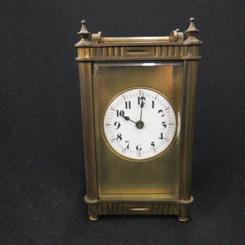 Appraisal: Victorian Carriage Clock back view escapement working