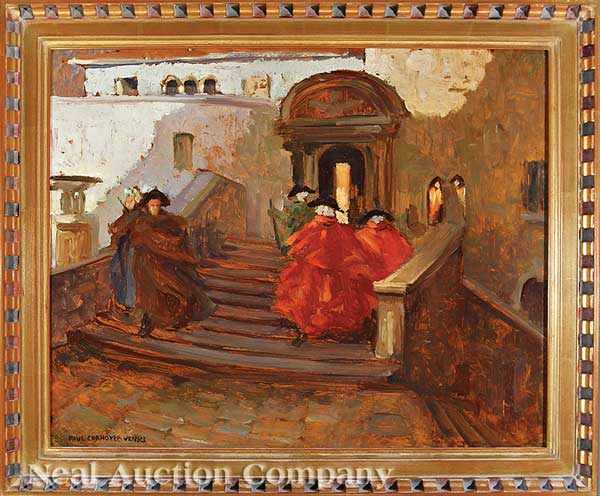 Appraisal: Paul Cornoyer American Massachusetts - Carnival in Venice oil on