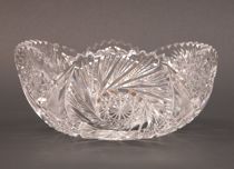 Appraisal: A Second American Brilliant Cut Glass Dish American brilliant leaded