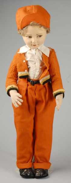 Appraisal: Large Norah Wellings Character Boy Doll Description Rare large size