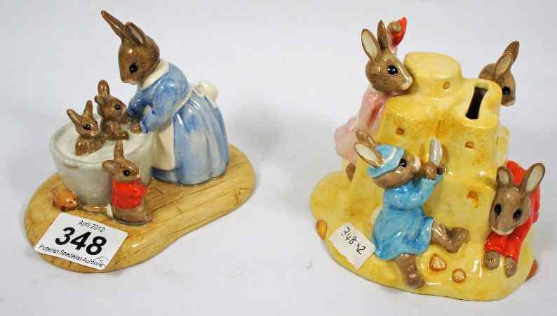 Appraisal: Royal Doulton Bunnykins Tableau Figure Bathnight DB Limited Edition and