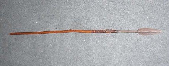 Appraisal: A TRIBAL SPEAR with metal head long