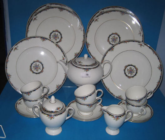 Appraisal: Wedgwood Osborne part Teaset and Diner plates