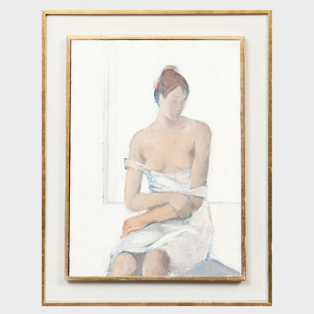 Appraisal: Roger Gerster b Seated Woman Oil on canvas signed 'Roger