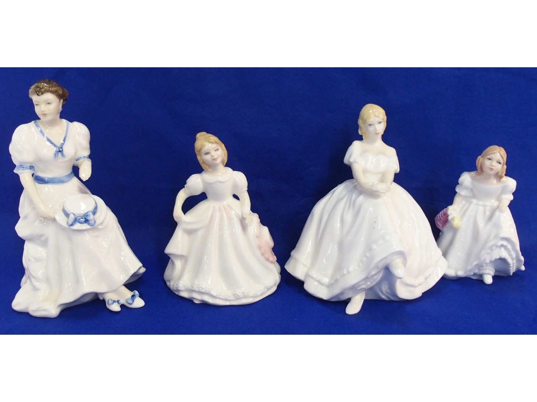 Appraisal: Four Royal Doulton figures Heather Lynsey Amanda and Jean