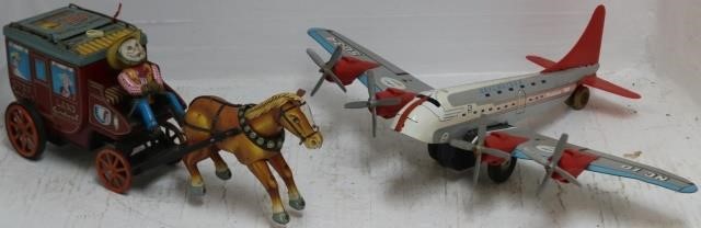 Appraisal: LOT OF TOYS TO INCLUDE A MID- TH CENTURY MARXSKYCRUISER