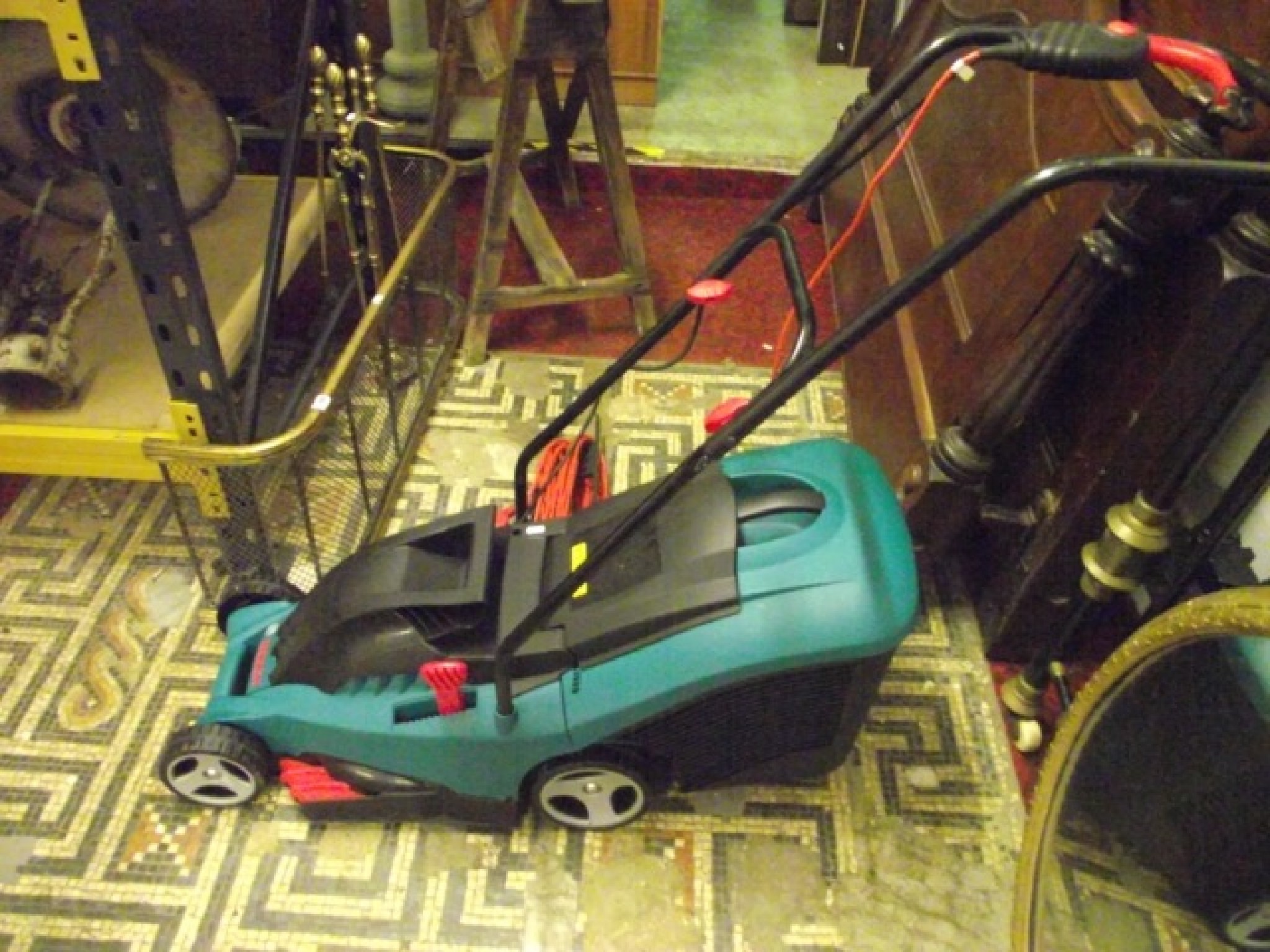 Appraisal: A Bosch Rotak cm watt electric powered rotary push lawn