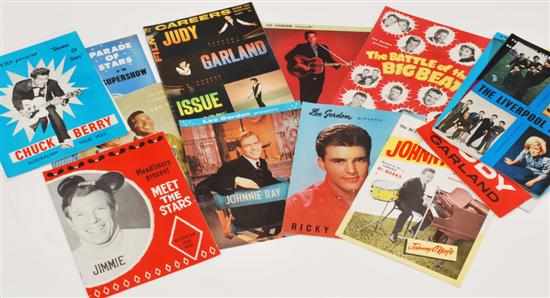 Appraisal: COLLECTION OF NINETEEN AUSTRALIAN S S CONCERT PROGRAMS AND MAGAZINES