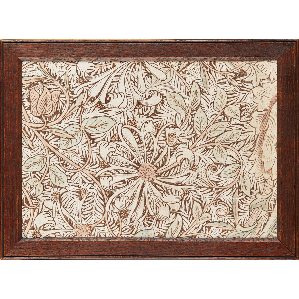 Appraisal: WILLIAM MORRIS - FOR MORRIS CO 'HONEYSUCKLE' PRINTED LINEN PANEL