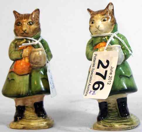 Appraisal: Beswick Beatrix Potter Figures Simpkin two differently decorated Factory Versions