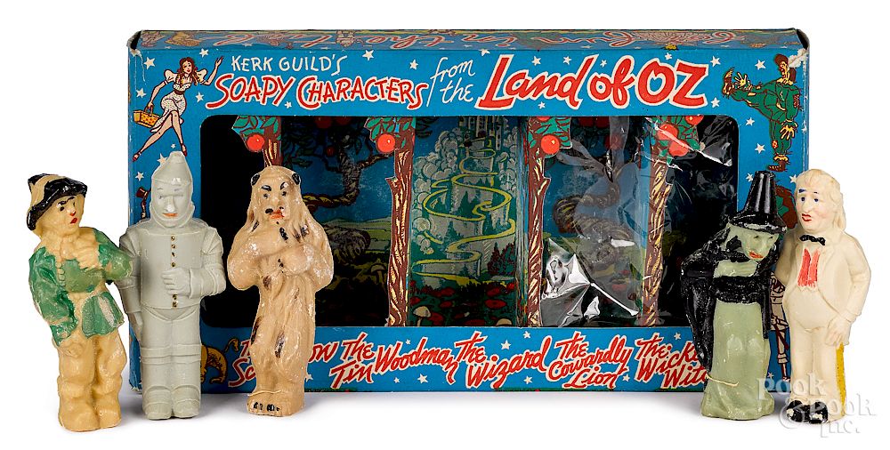 Appraisal: Box set of Kerk Guild's Wizard of Oz figural soap