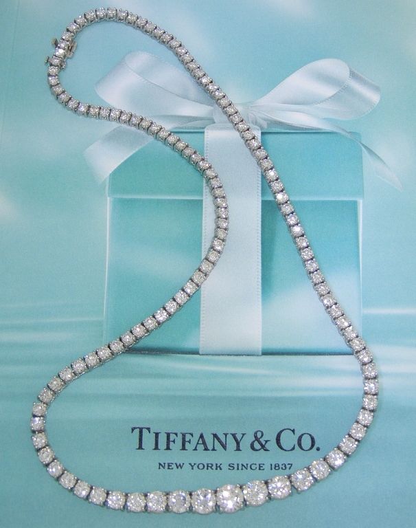 Appraisal: Tiffany Co ct Riviera Retail Tiffany Co Platinum Graduated Diamond