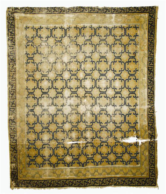 Appraisal: CHINESE RUG th th century feet inches x feet inches