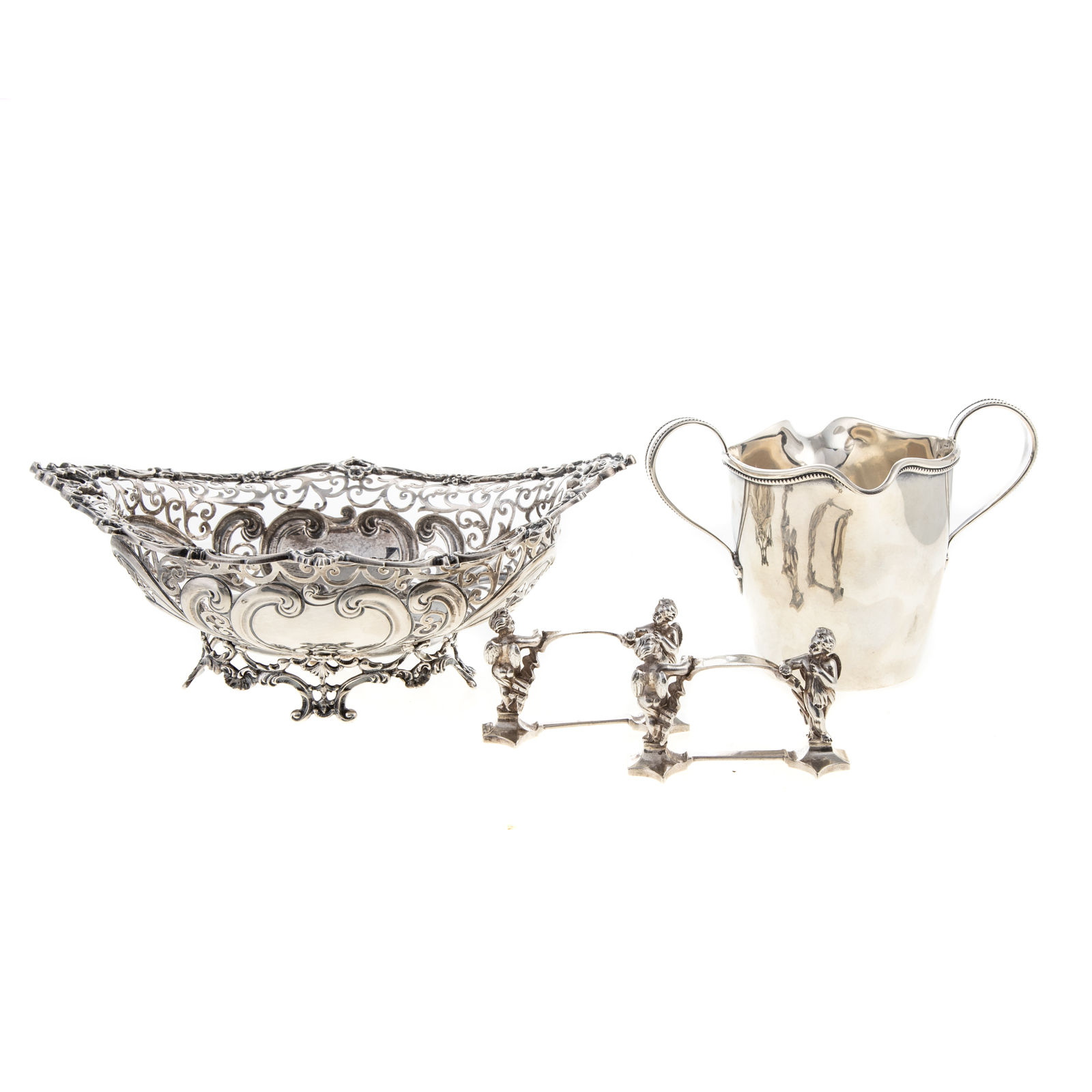 Appraisal: COLLECTION GORHAM STERLING SILVER HOLLOWWARE Including a pair of napkin