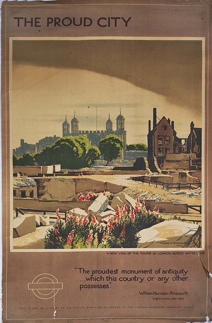 Appraisal: A GROUP OF OLD LONDON TRANSPORT POSTERS after Walter Spradbery