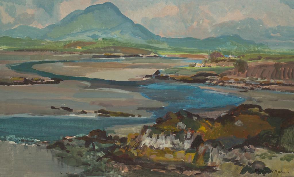 Appraisal: MARGARET MORCOM fl 'S 'S AN IRISH ESTUARY oil on