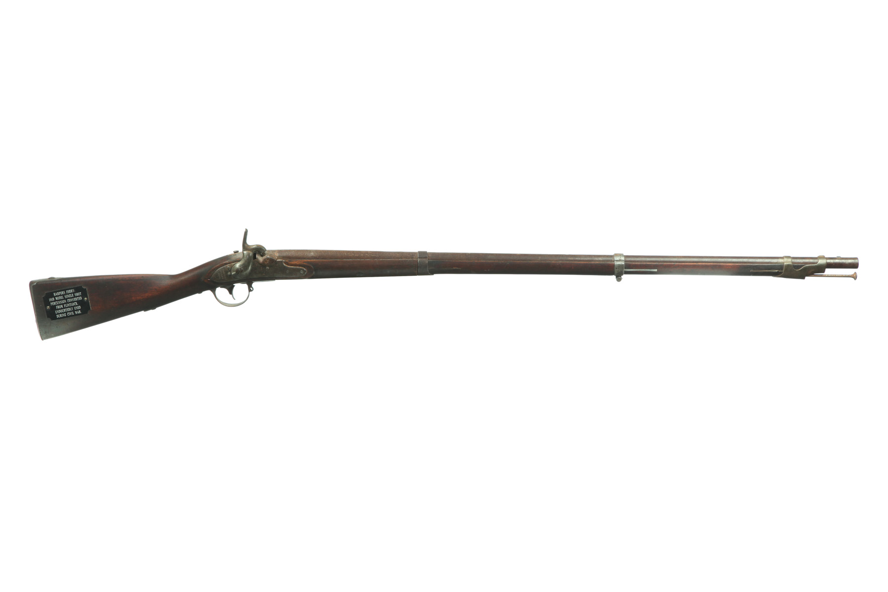 Appraisal: HARPERS FERRY CONVERSION RIFLE American early th century Harpers Ferry