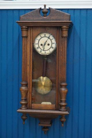 Appraisal: Antique German Silva Junghans Gong Wall Clock Believed to be