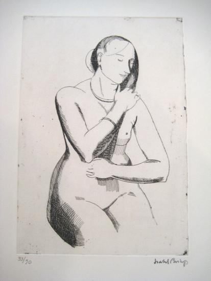 Appraisal: BISHOP Isabel - artist Eight Etchings - New York Sylvan