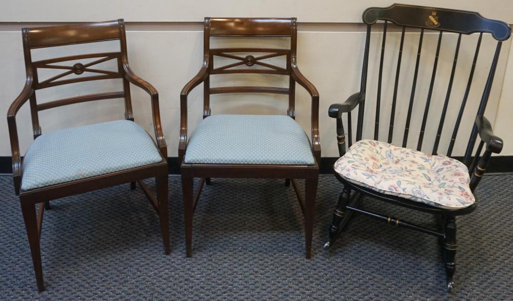 Appraisal: Collection of Assorted Furnishings Consisting of a Pair of Estey