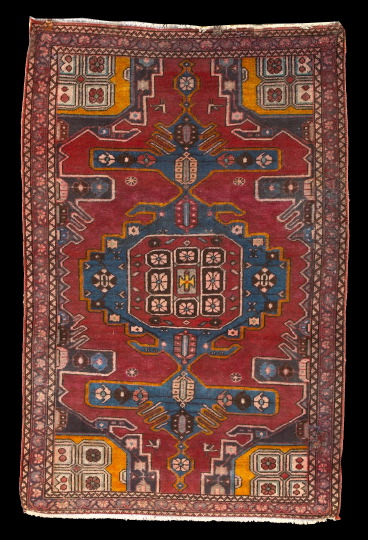 Appraisal: Semi-Antique Persian Hamadan Carpet ' x '