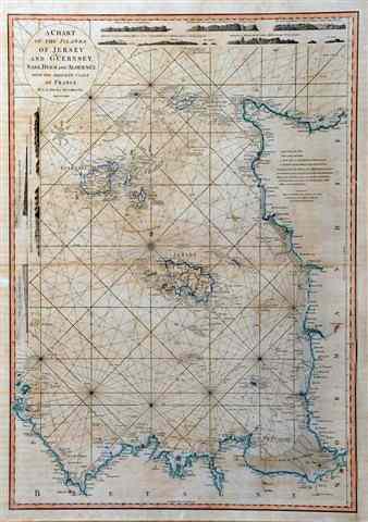 Appraisal: DE LA ROCHETTEA chart of the Islands of Jersey and