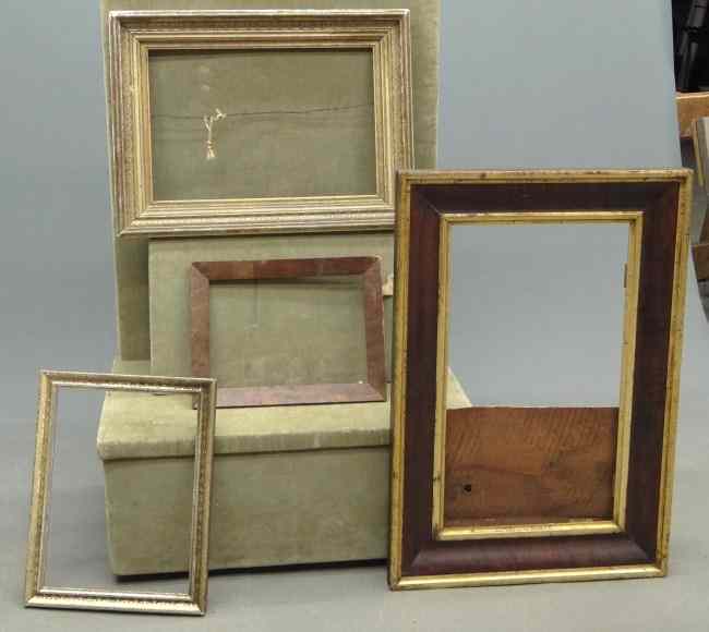 Appraisal: Lot four th c frames including ogee takes a ''