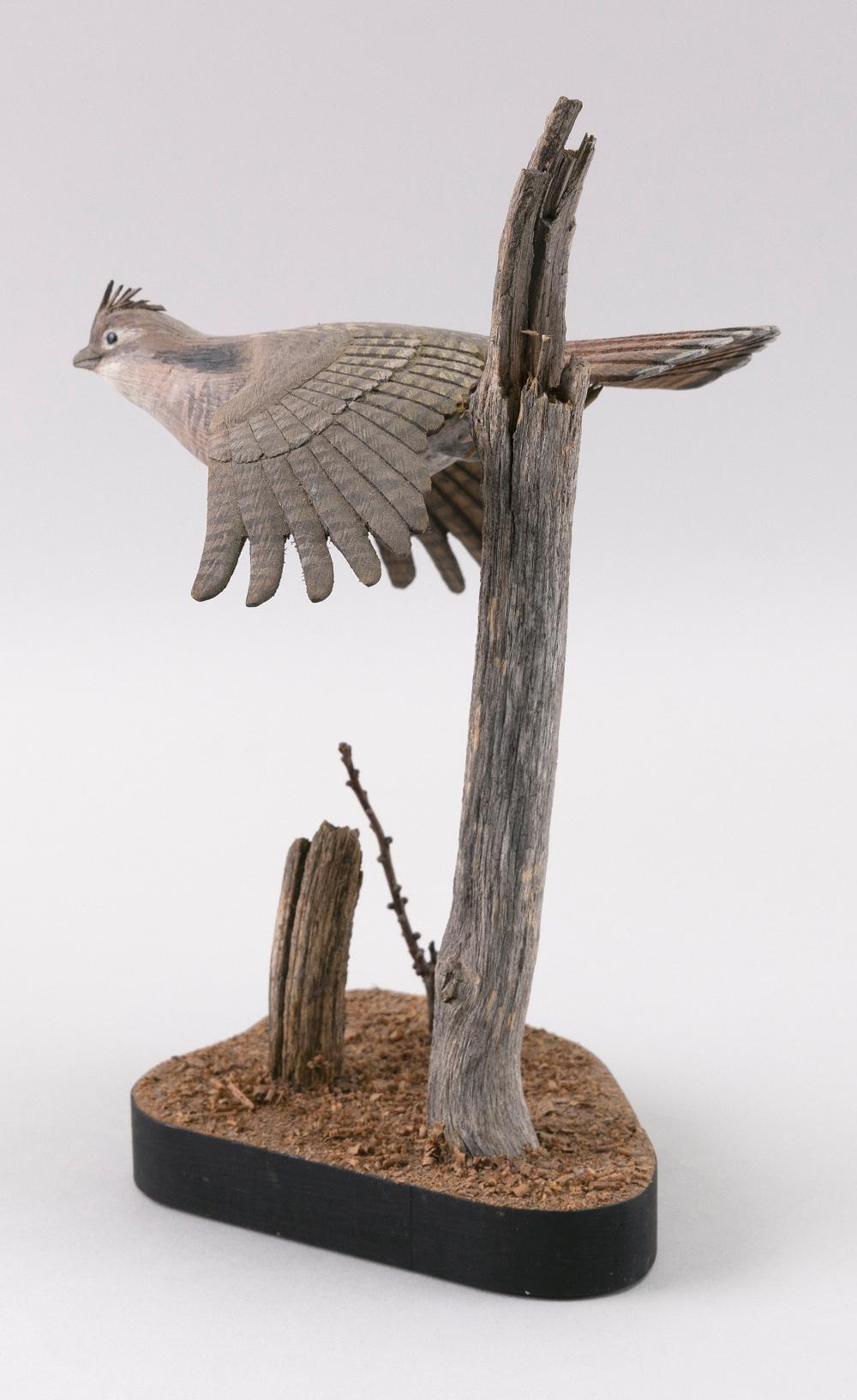 Appraisal: STAN SPARRE MINIATURE GROUSE IN FLIGHT CAPE COD MASSACHUSETTS TH