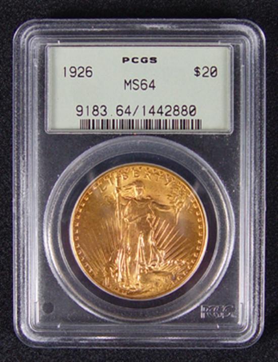 Appraisal: St Gaudens Gold Coin PCGS certified and graded MS