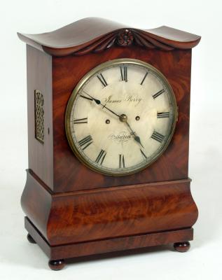 Appraisal: A MANTEL CLOCK by James Berry Aberdeen the twin fusee