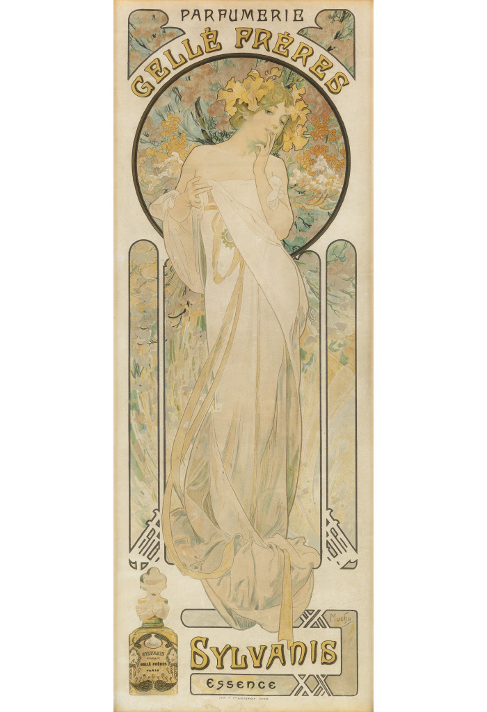 Appraisal: ALPHONSE MUCHA - PARFUMERIE GELL FR RES SYLVANIS ESSENCE x