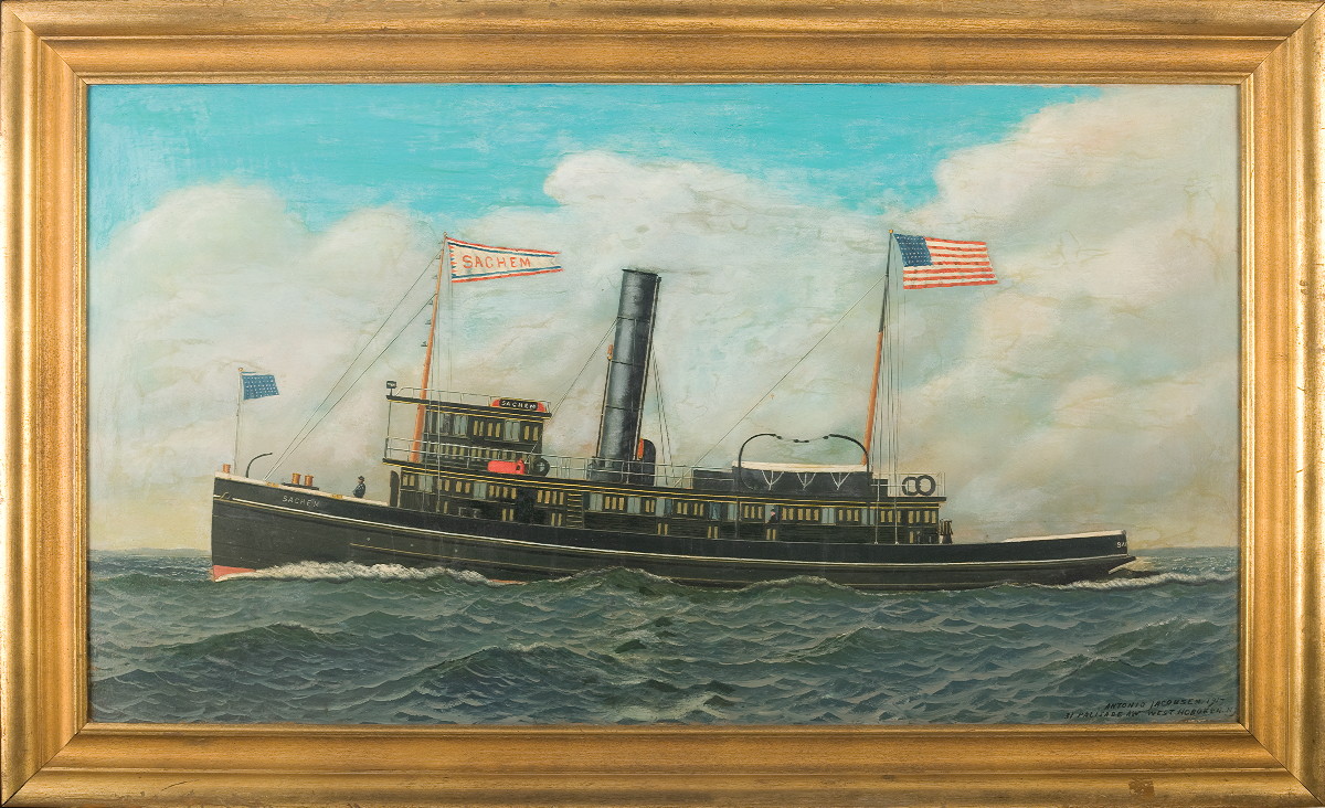 Appraisal: ANTONIO JACOBSEN AMERICAN - THE TUGBOAT SACHEM Built at Baltimore