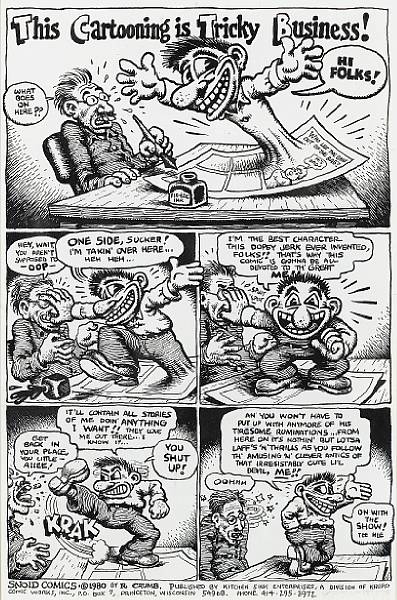 Appraisal: n a Robert Crumb American b This Cartooning is Tricky