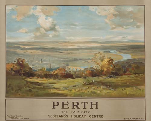 Appraisal: W M FRAZER PERTH x inches McCorquodale Co Condition A