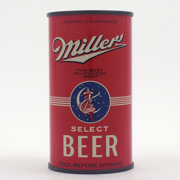 Appraisal: Miller Beer Opening Instruction Flat Top - Reference USBC -