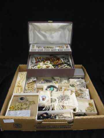 Appraisal: Lot of Costume Jewelry includes ivory silver beads and so