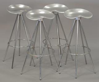 Appraisal: Four Pepe Cortes bar stools made in Spain by Amat