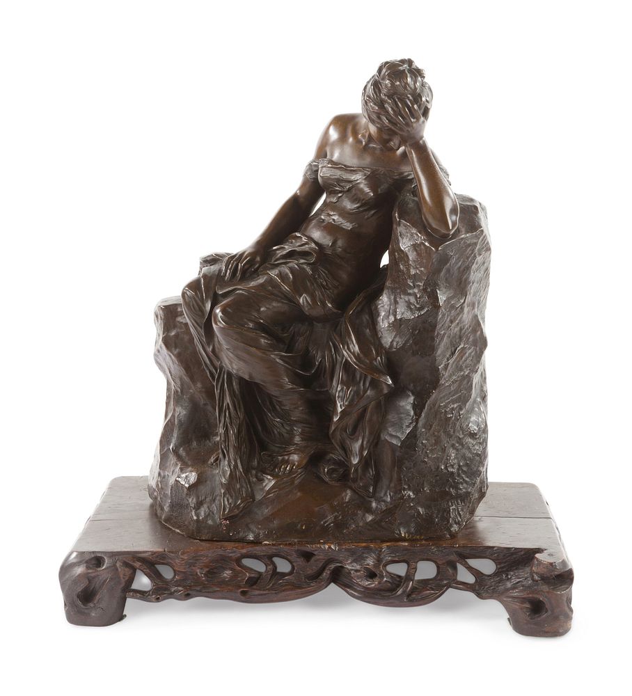 Appraisal: Alfred Boucher French - Alfred Boucher French - La Pensee