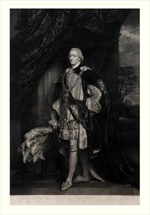 Appraisal: AFTER THOMAS GAINSBOROUGH GEORGE PRINCE OF WALES Engraving x in